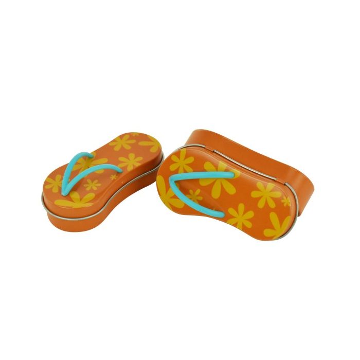slipper blik klein oranje