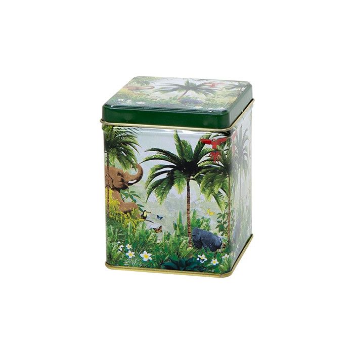 Vierkant blik S - 500 ml - Rain Forest 