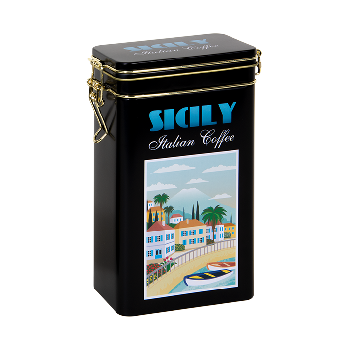Hoog voorraadblik met klipsluiting - Sicily